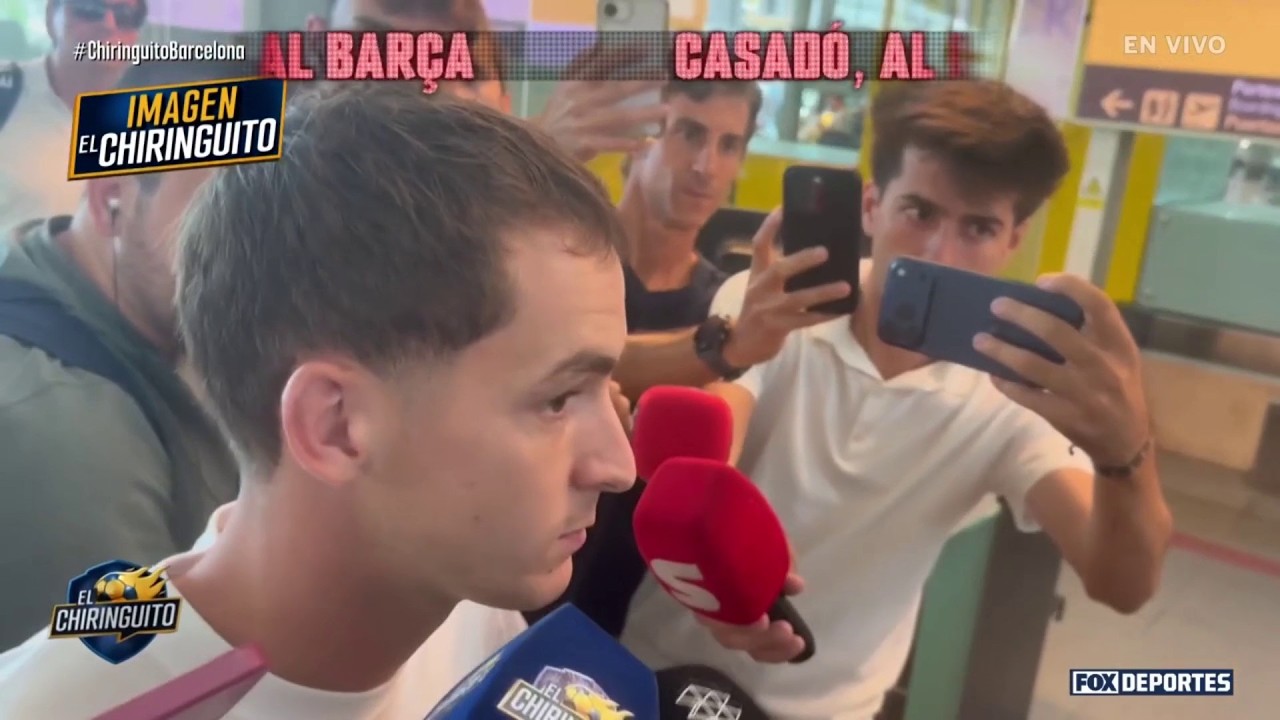 😳🤔 MARC CASADÓ y sus palabras al salir del BARCELONA desatan la discusión | El Chiringuito