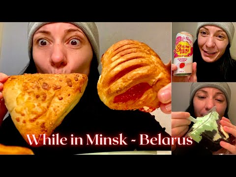 First Time in MINSK - BELARUS 🇧🇾 I Had to Try Some GOOD SNACKS 😁#minsk#belarus#food