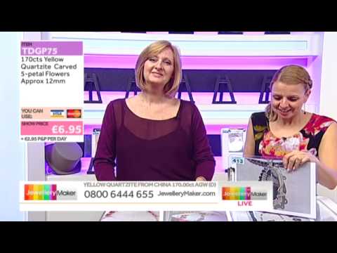 JewelleryMaker LIVE AM 15/02/2014 [How to make Chain Maille and Polymer Clay Jewellery]