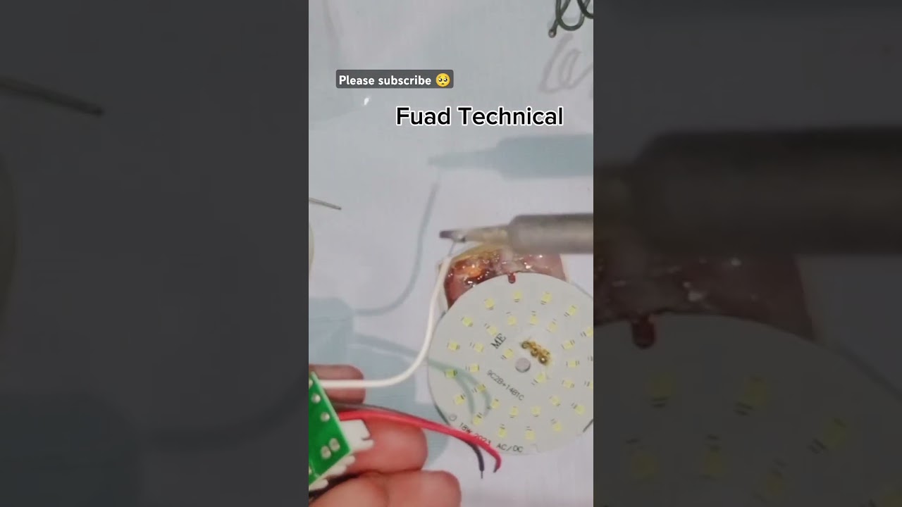 Rechargeable AC DC LED Light with Lithium Battery | Emergency Backup Bulb#viralvideo #shorts