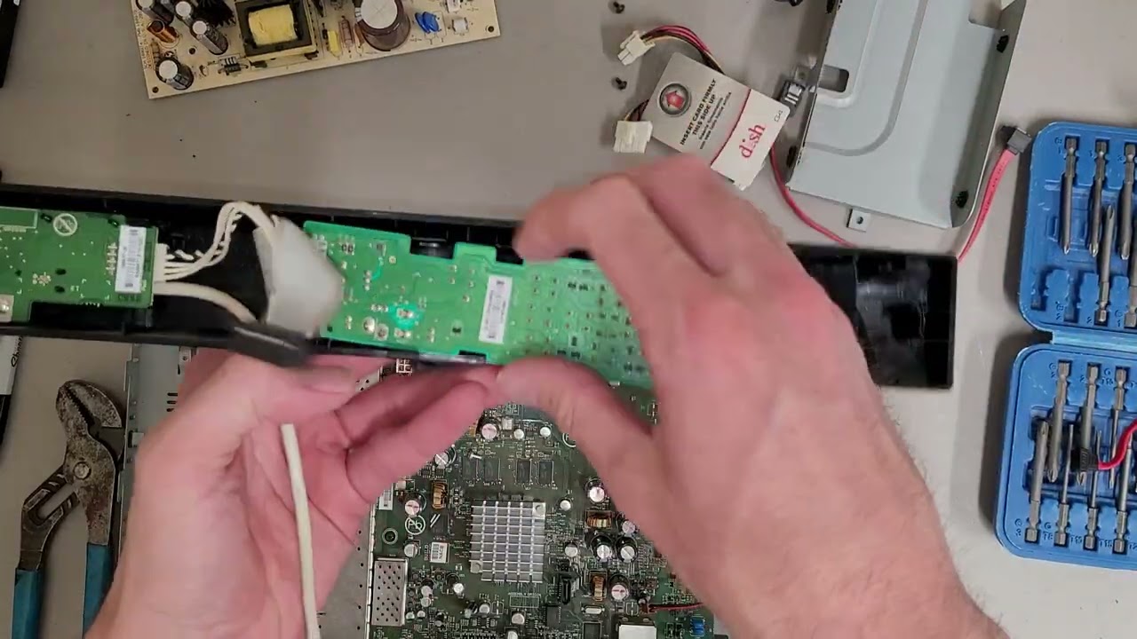 Teardown of a Dish Hopper DVR with 2TB SATA hard drive inside