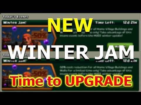 Winter Jam - New Event || Time to Upgrade || COC