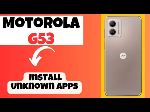 Motorola G53 How to Install Unknown Apps || Unknown Apps permissions || Unknown Apps settings