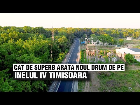 Cat de superb arata noul drum ce uneste UMT de Lipovei/Dumbravita, parte a Inelului IV Timisoara
