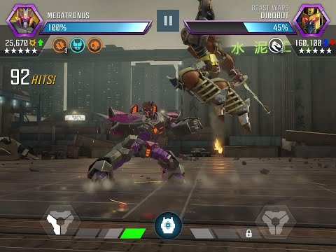TFTF  R6 Megatronus vs Dinobot LOC2 Revange of The King