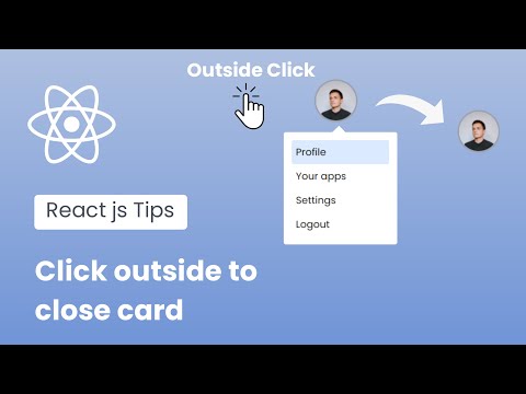 React Js Dropdown Menu Close Functionality React Js Tips Learn React Js