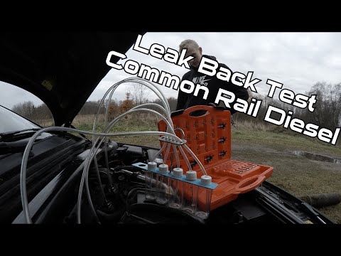 Common Rail Diesel Leak Back Test (Volvo 2.4 D5)