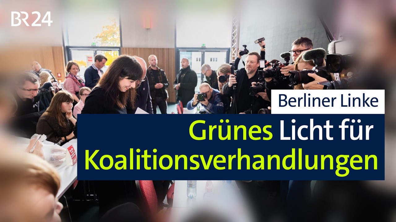 Rot-Grün-Rot: Berliner Linke macht Weg für Verhandlungen frei | BR24