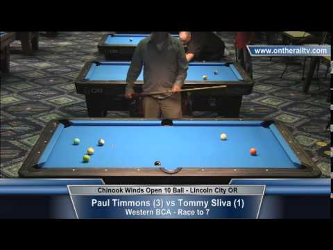 CWO Mens 10 Ball   Timmons vs Sliva