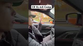 C8 vs M4 Competition (g82) #cars #bmw #c8  #m4