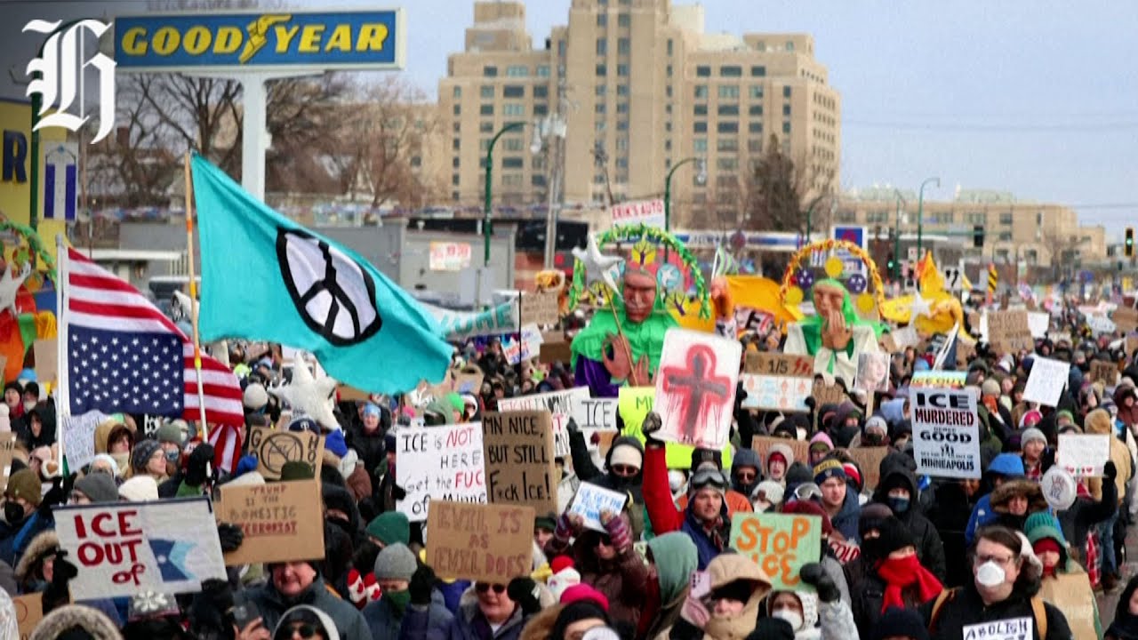 Rallies across US against shooting of woman by immigration agent