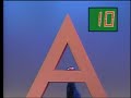 Sesame Street Grover And Big Bird Letter A In 30 Seconds 1997