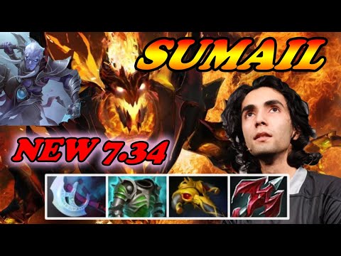 Sumail 7.34 Shadow Fiend dominating mid ft new PA crit | 7.34 Immortal Best Ranked Gameplay