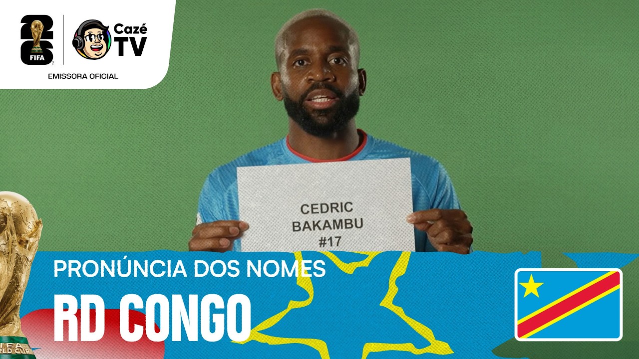 APRENDA A FALAR OS NOMES DOS JOGADORES DE RD CONGO DA COPA DO MUNDO FIFA™ 2026
