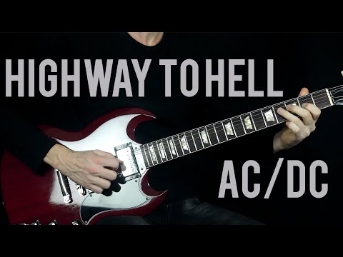 Highway To Hell Guitar Solo - AC/DC | Guitar Tab | Backing Track