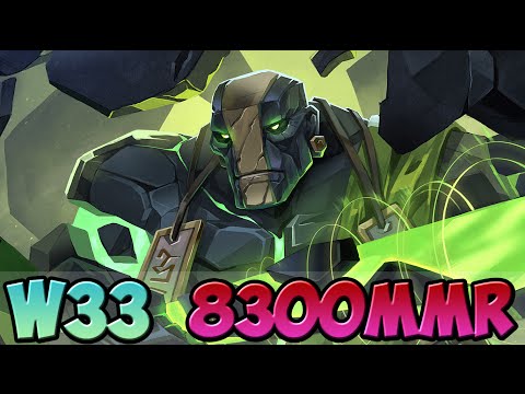 Dota 2 - W33 8300 MMR Plays Earth Spirit vol #3 - Ranked Match