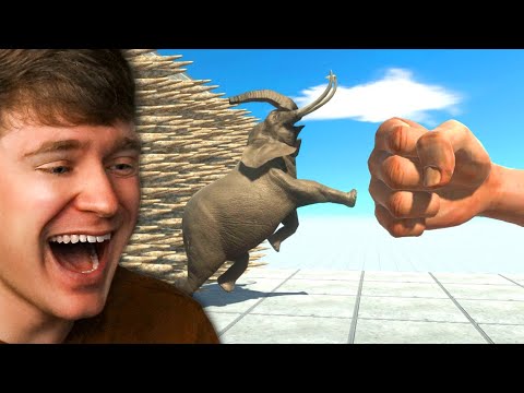 GIANT DEATH PUNCH vs ALL ANIMALS in ARBS!? (Reaction)