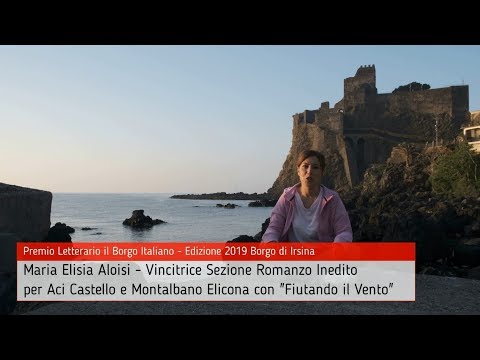 Maria Elisa Aloisi vincitrice Sezione Romanzo Inedito - Premio Letterario il Borgo Italiano 2019