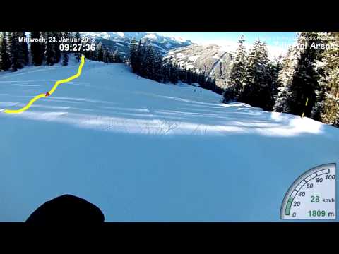 Zillertal Arena - Königsleitenspitze in Richtung Krummbach X-Press Lift