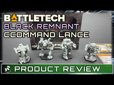 BLACK REMNANT Command Lance | Penny Arcade | BattleTech Force Pack Unboxing | Product Review