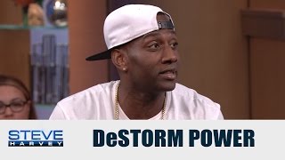 DeStorm’s advice for social media success! || STEVE HARVEY
