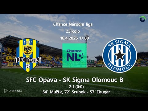 SFC Opava - SK Sigma Olomouc B 16.4.2025