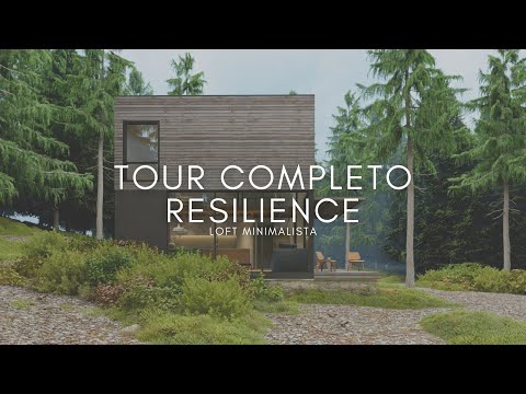 TOUR VIRTUAL - LOFT RÚSTICO COM INTERIOR MINIMALISTA E 3 QUARTOS RESILIENCE