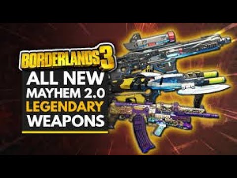 Top 10 Most POWERFUL WEAPONS  Borderlands 3 Mayhem 2 0 Best Weapons