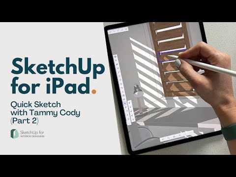 SketchUp for iPad - Bedroom Nook Office Quick Sketch - Part II (Tags and Textures)