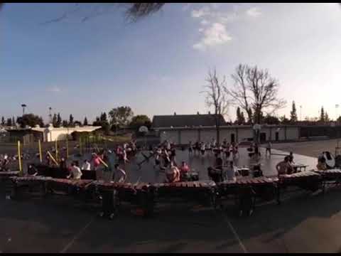 Dark Sky Percussion 2020 but every time the battery plays “diggadiggaduh” it gets faster