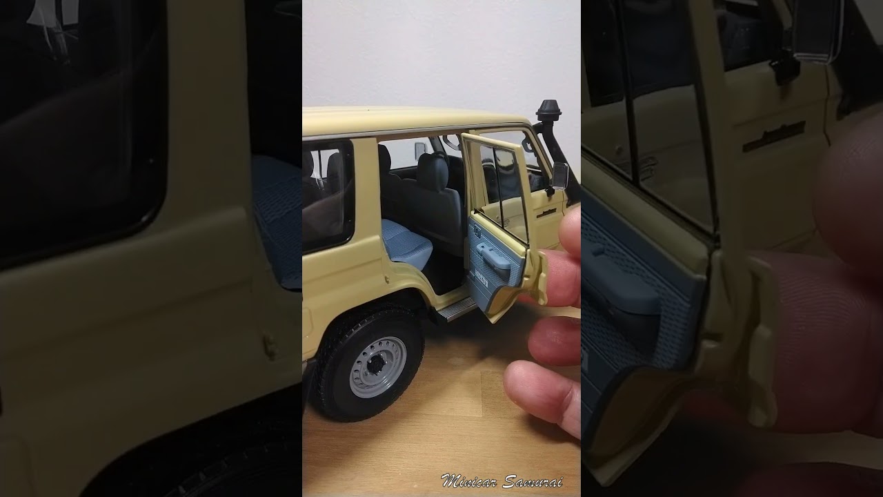 Toyota  LandCruiser70 diecast model car close door #car #automobile #diecast #toys