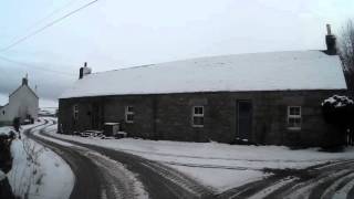 Winter Drive Old Pack Horse Bridge Struan Perthshire Scotland