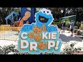 Cookie Drop Full POV Ride Experience At Sesame Street In SeaWorld Orlando Cookie Monster Theme