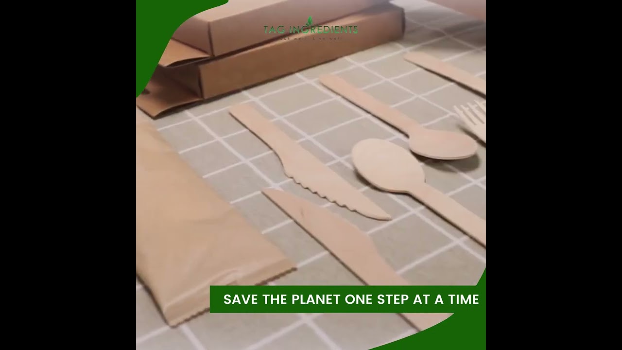 Tag Ingredients - Disposable Wooden Cutlery Manufacturer | Wooden Cutlery at Wholesale Price