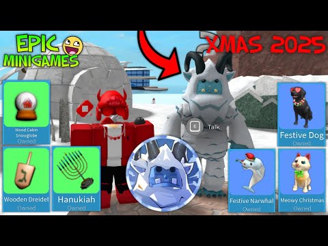 How To Complete Yeti's Quest in Roblox Epic Minigames' Xmas 2025 Update!