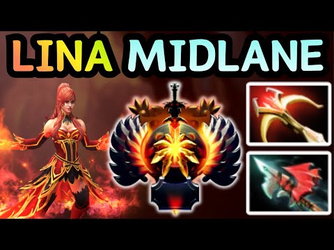 🔥 LINA MID INSANE RIGHT CLICK & ATTACK SPEED | DOTA 2 GAMEPLAY 🔥
