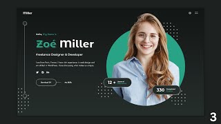 Download the video "Responsive Personal Portfolio Website using HTML CSS and JavaScript"