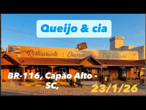 Como chegar no Queijo e cia na BR-116, Capão Alto - SC bem pertinho de Lages SC