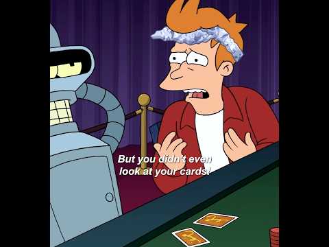 When the mind reader Fry meets the lucky darling Bender, who will come out on top? #futurama