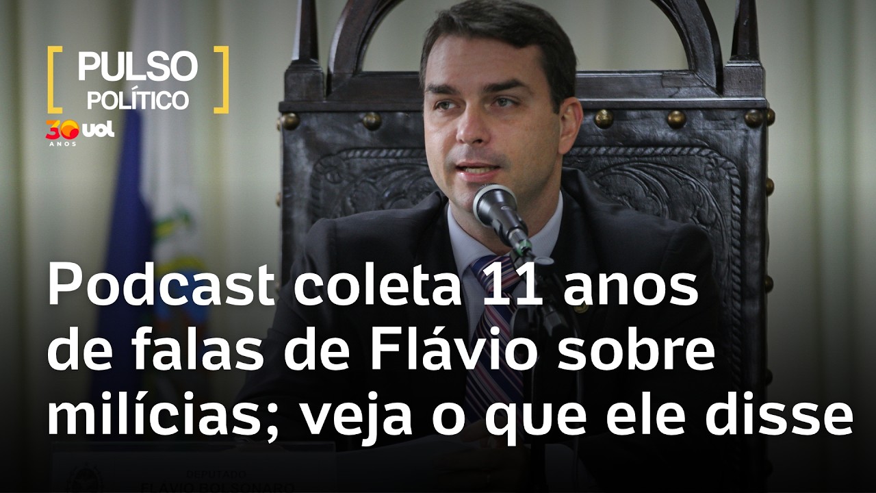  Flávio Bolsonaro: Podcast coleta 11 anos de falas do candidato sobre as milícias do Rio de Janeiro