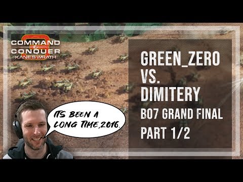 [C&C3: Kane's Wrath]  Green_ZERO vs. Dimitery  Bo7 Grand Final Part (1/2)