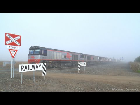 Five Locomotive SCT 1PM9 Mixed Freight & Steel Train (21/7/2022) - PoathTV Australian Railways