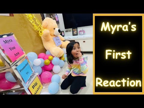 Myra's First Reaction | Marathi Vlog 508 |