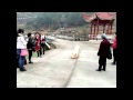В Китае свинья "помолилась" в буддийском храме 