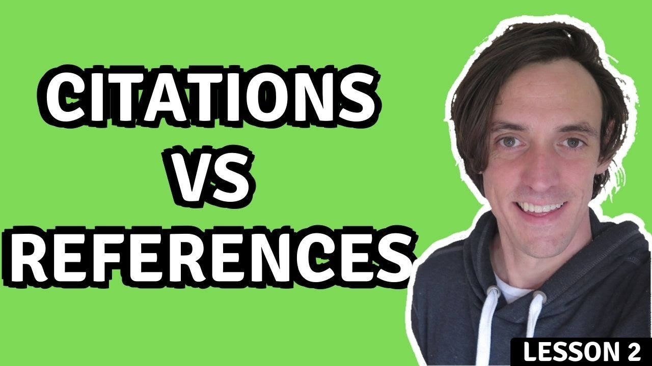 Citations vs References (What's the Difference?)