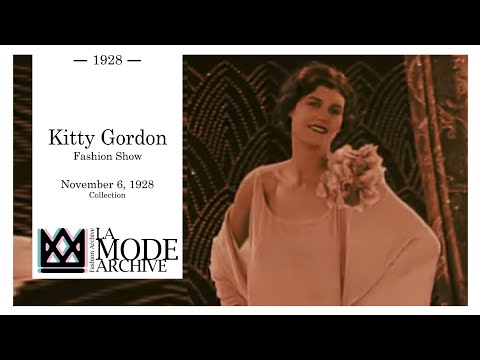 Kitty Gordon Fashion Show in New York - November 6, 1928 Collection
