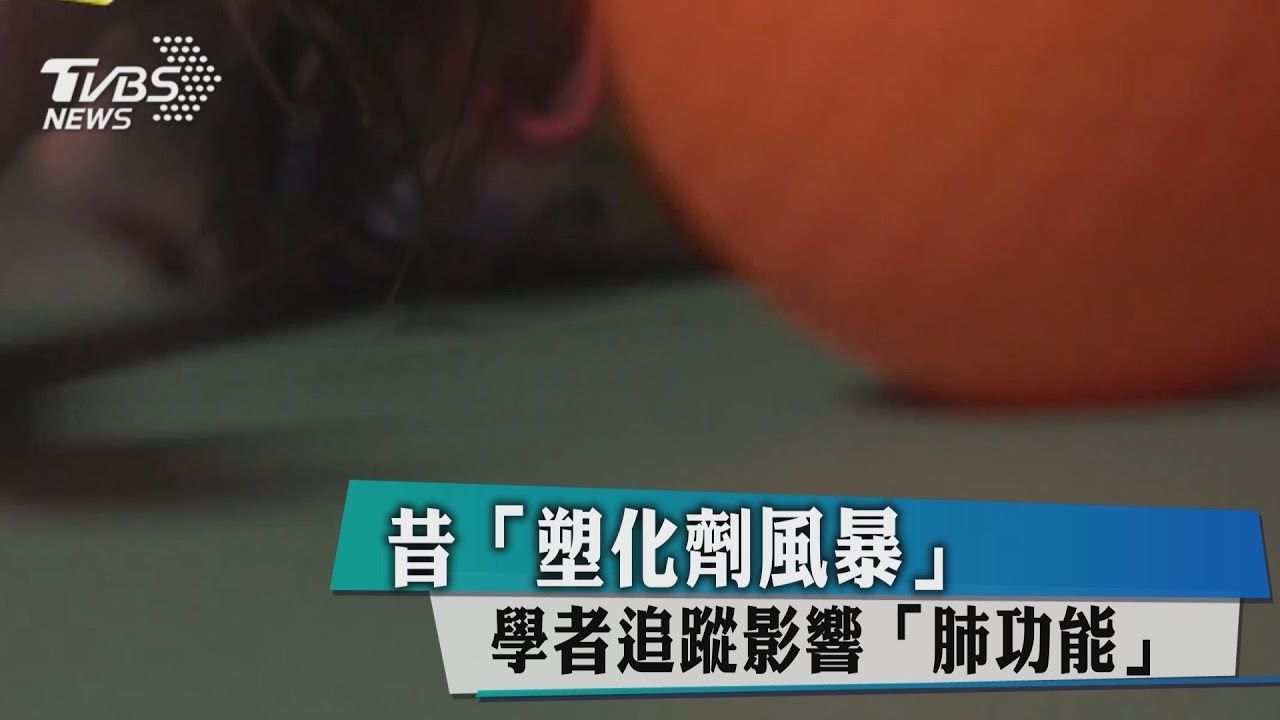 昔「塑化劑」風暴 學者追蹤影響「肺功能」