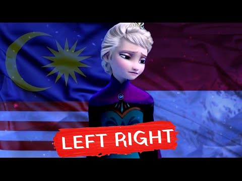 Frozen - Let It Go (Malay Right - Indonesian Left) HD With Flag