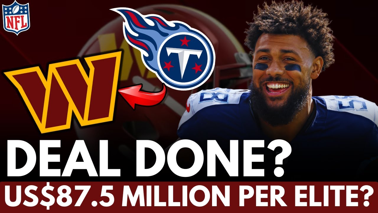🏈🚨BIG NEWS! TOP TITANS LINEBACKER COMING TO COMMANDERS? | Washington Commanders news today