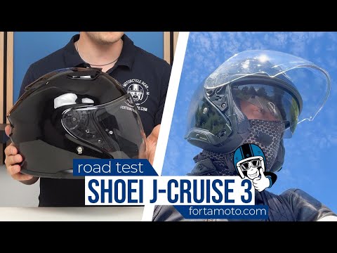 Shoei J-Cruise 3 review & Sena SRL-3 ROAD TEST | FortaMoto.com